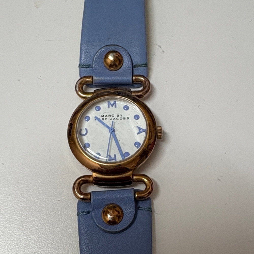 Marc by Marc Jacobs Gold and Blue Timepiece